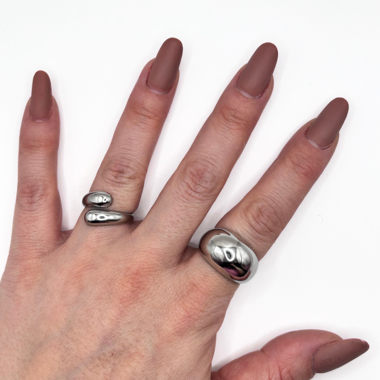 Anello regolabile doppia goccia