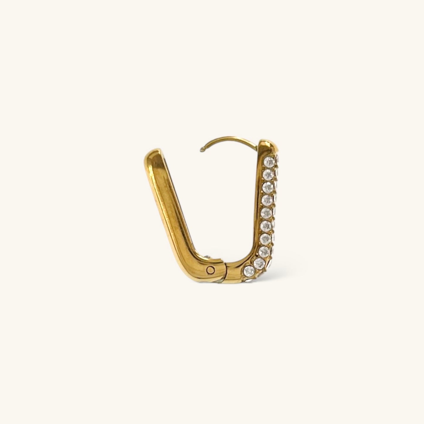 Orecchini Ovali strass