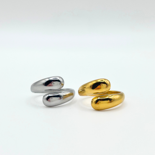Anello regolabile doppia goccia