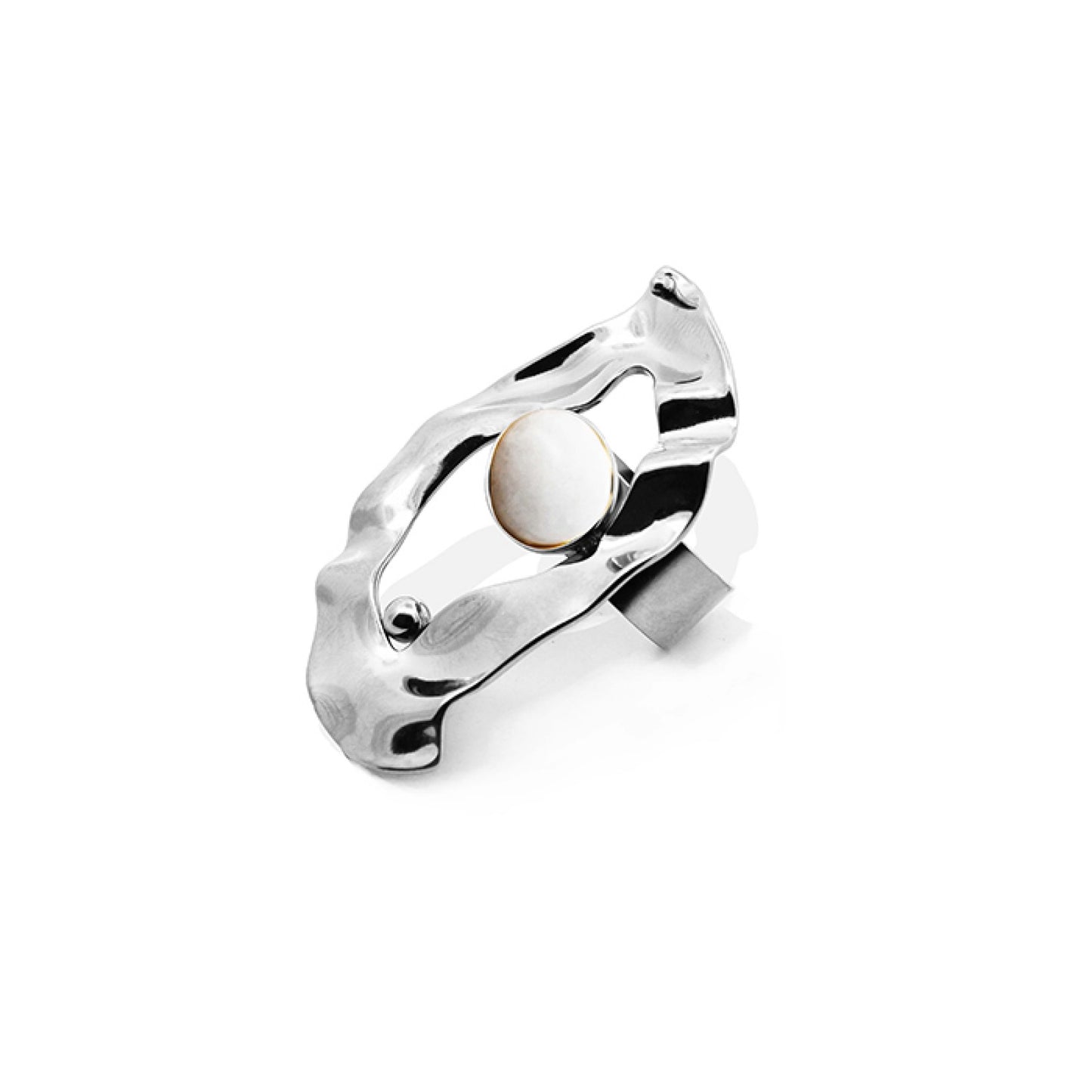 Anello White Stone