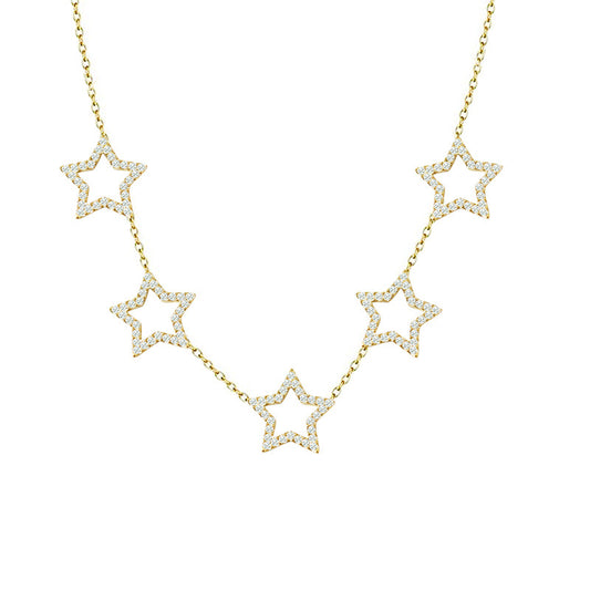 Collana Cinque Stelle Shine