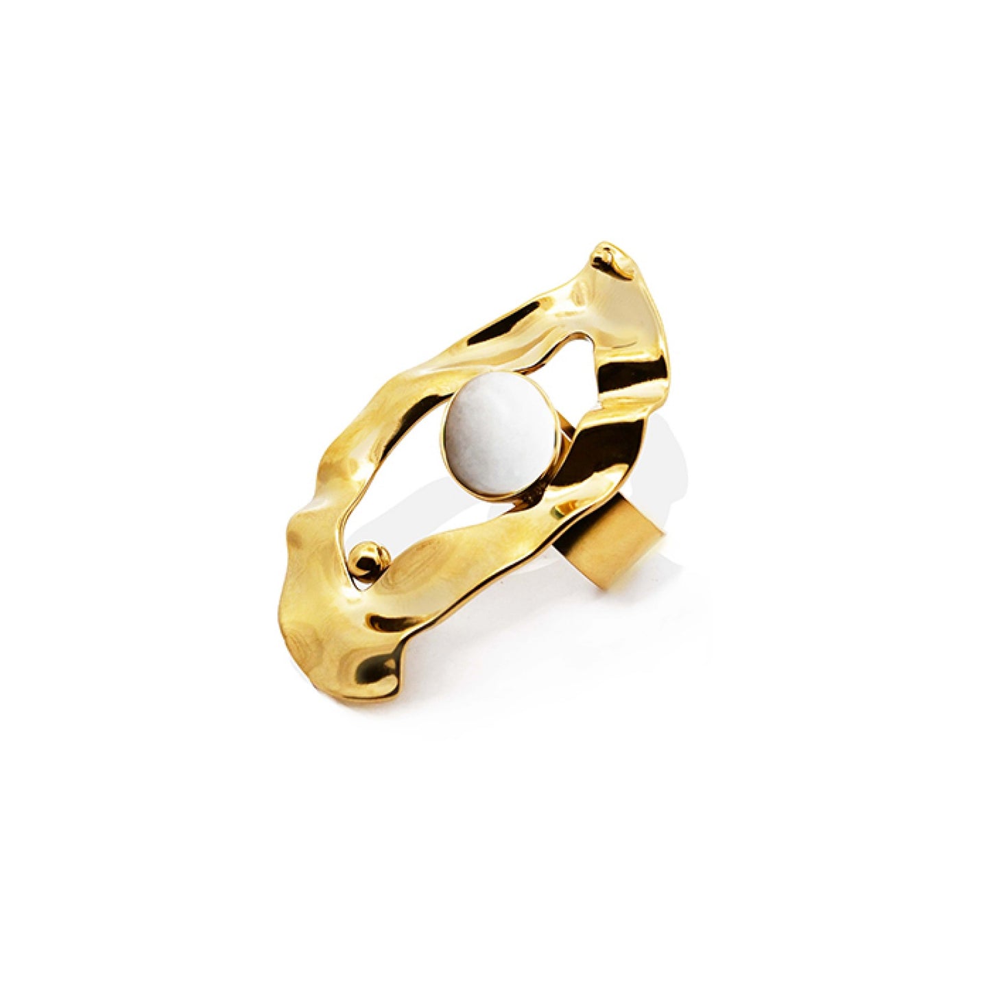 Anello White Stone