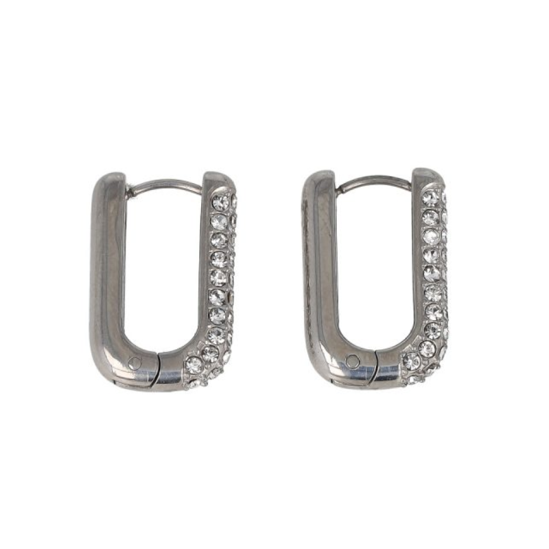 Orecchini Ovali strass