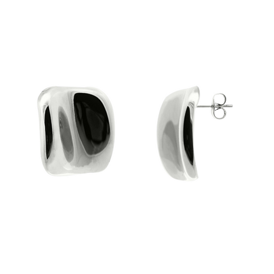 Orecchini Wave Square