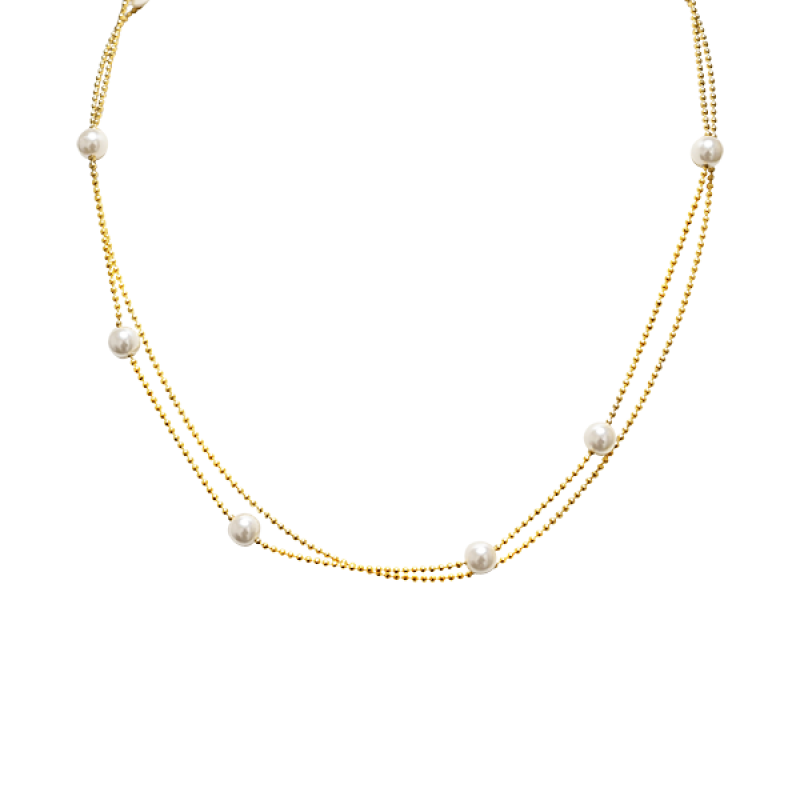 Collana Pearly Duo
