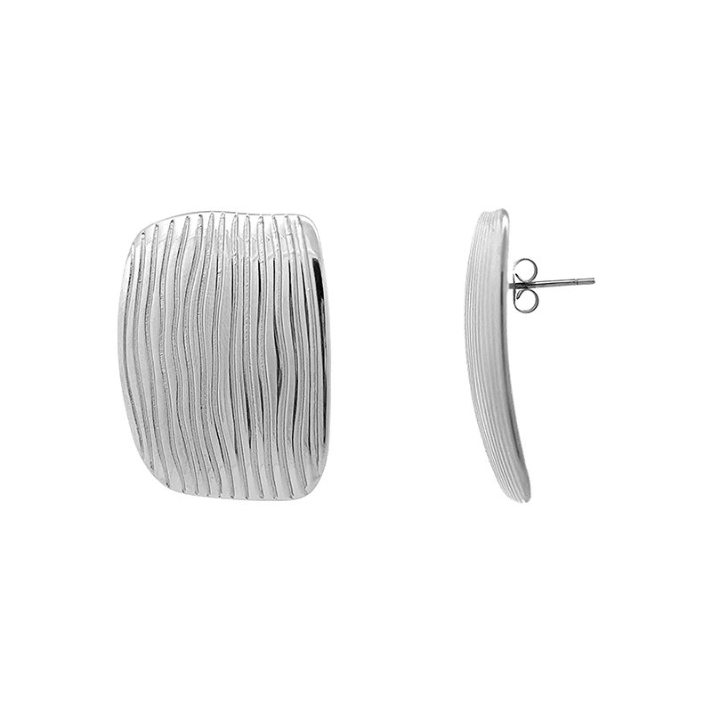 Orecchini Square Stripe