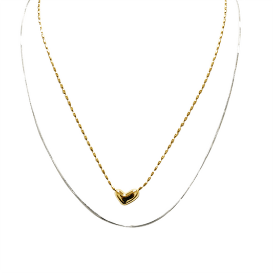 Collana Heart Duo