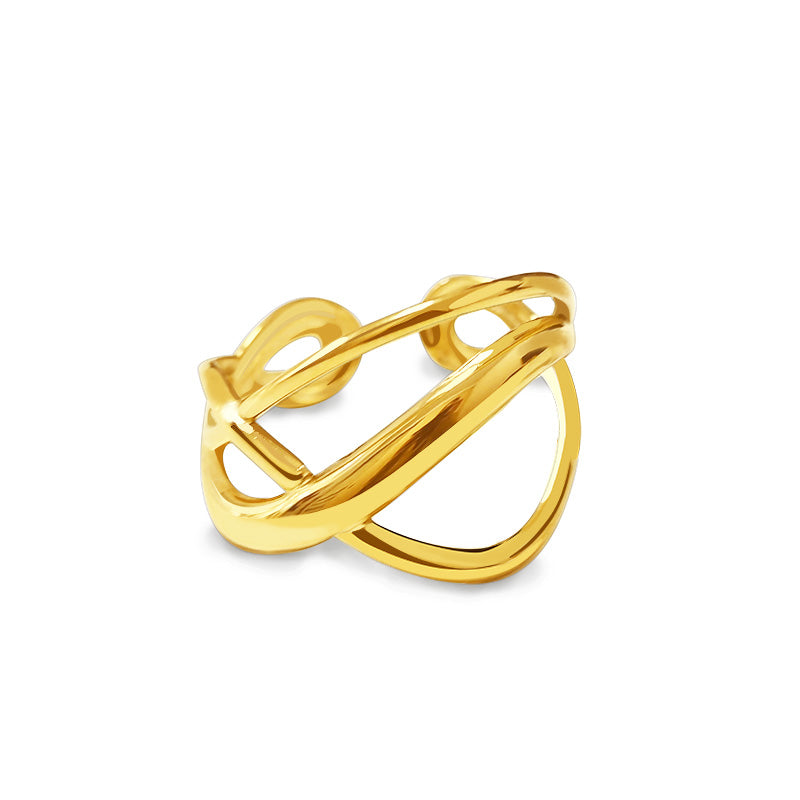 Anello Twist Wave