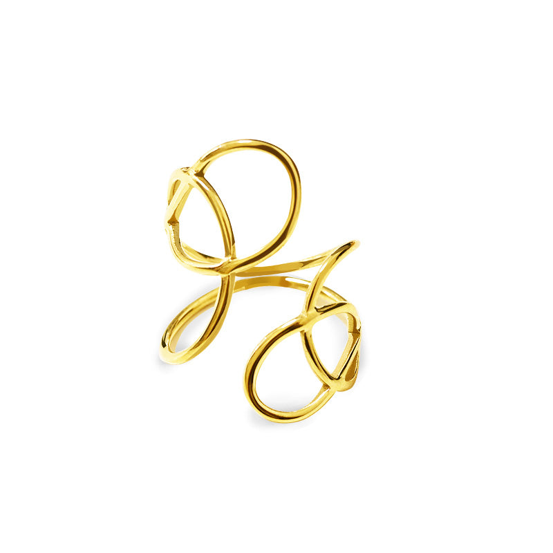 Anello Double Wave