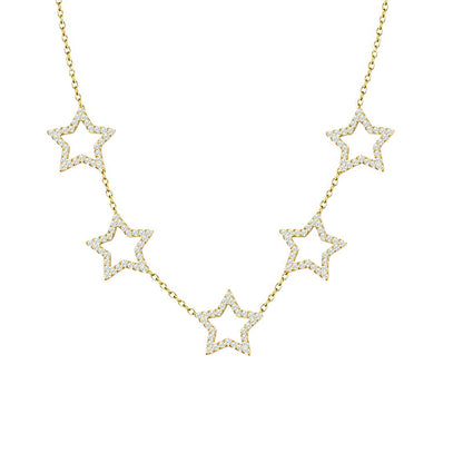 Collana Cinque Stelle Shine