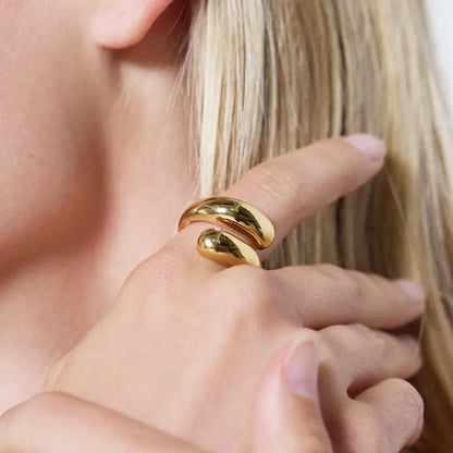 Anello regolabile doppia goccia