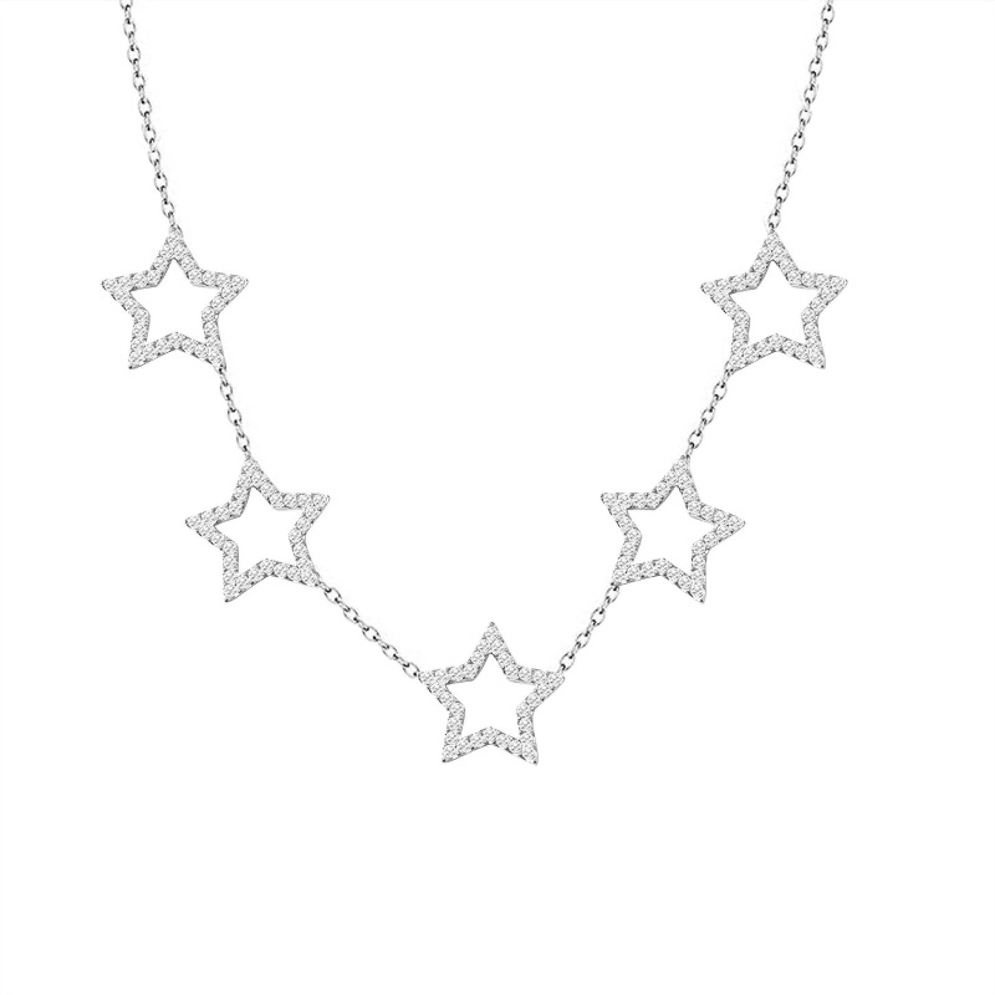 Collana Cinque Stelle Shine