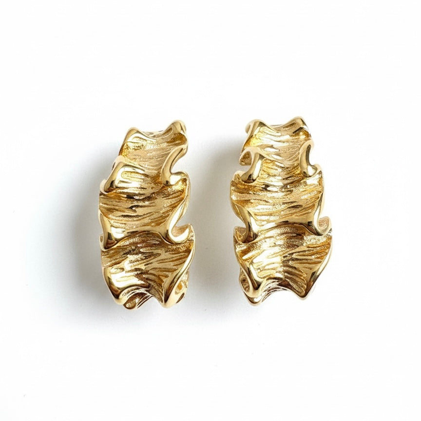 Orecchini Stropicciati