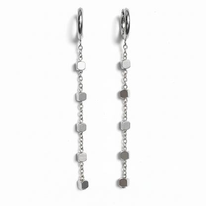 Orecchini Hoops Quadretti