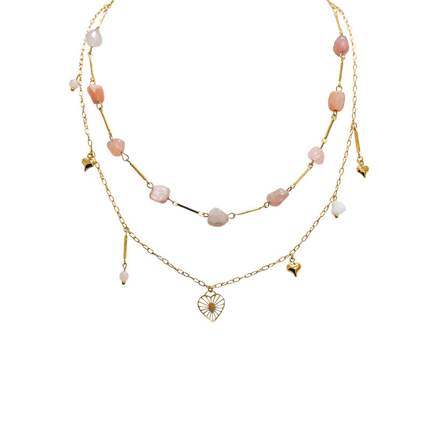 Collana Heart Gems