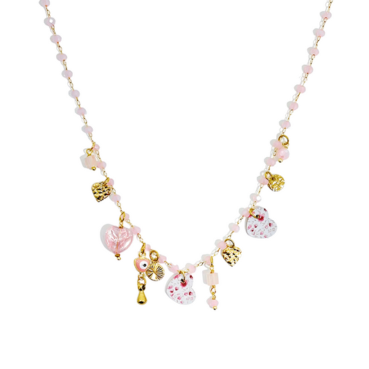 Collana Heart Charms