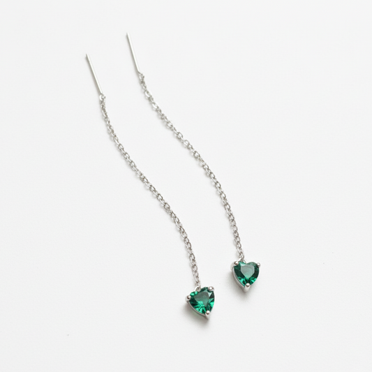 Orecchini saliscendi Cuore