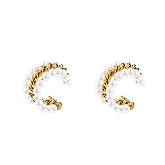 Earcuff Perle e Catena
