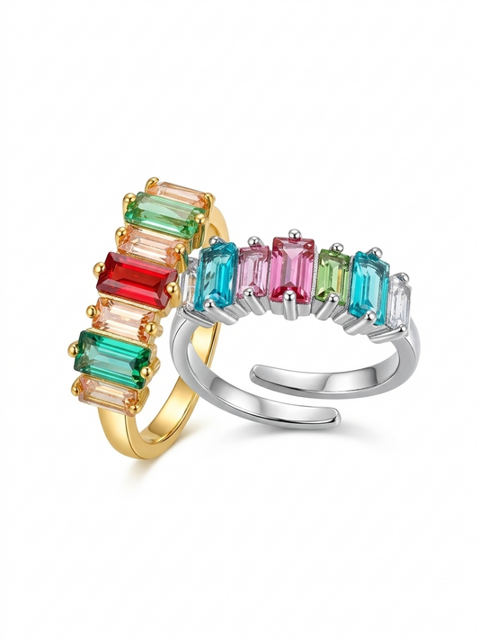 Anello MultiBaguette Color