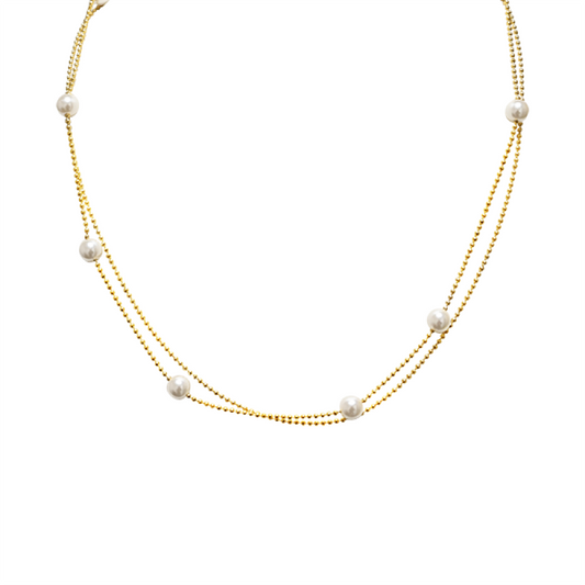 Collana Pearly Duo