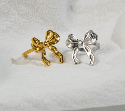 Anello regolabile fiocco